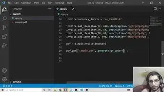 Video thumbnail for Python 3 invoicegenerator Library Script to Generate Billing Invoice PDF Document Full Project