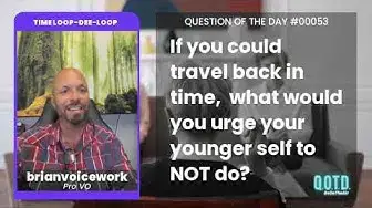 Video thumbnail for Brianvoicework time travels to save himself from marriage!