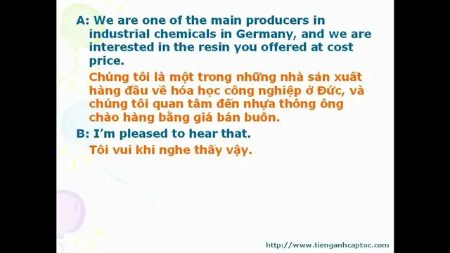 Video thumbnail for English for Business - Unit 14 - Dialogue 002