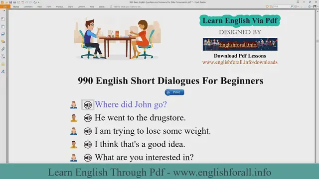 Video thumbnail for English Questions and Answers For Daily Conversation - Part 19