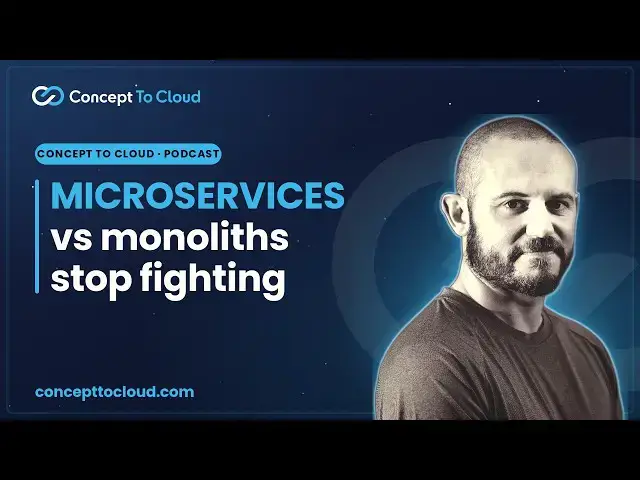 Video thumbnail for Stop Fighting About Microservices vs Monoliths