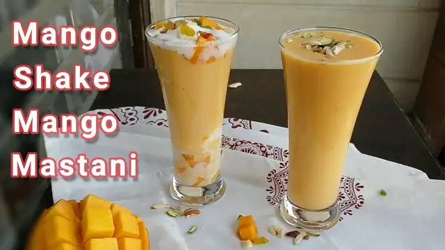 Video thumbnail for मैंगो शेक और मैंगो मस्तानी बनाए 5 मिनट मे | Mango Shake and Mango Mastani Recipe