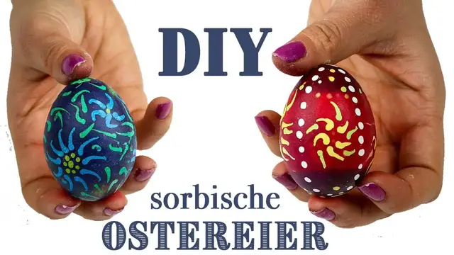 Video thumbnail for DIY zu Ostern - Anleitung Sorbische Ostereier mit Bienenwachs gestalten