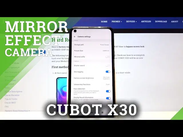 Video thumbnail for How to Manage Camera Mirror Effect in CUBOT X30 – Turn Off Reflection