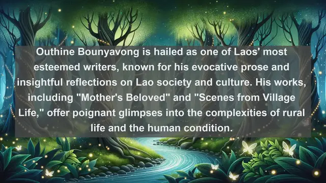 Video thumbnail for Discovering Literary Gems: Top 10 Famous Writers in Laos
