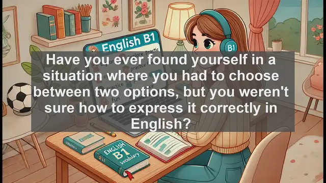 Video thumbnail for 2500 Must Know CEFR B1 Vocabulary - Master the Word 'Either': Boost Your English to B1 Level