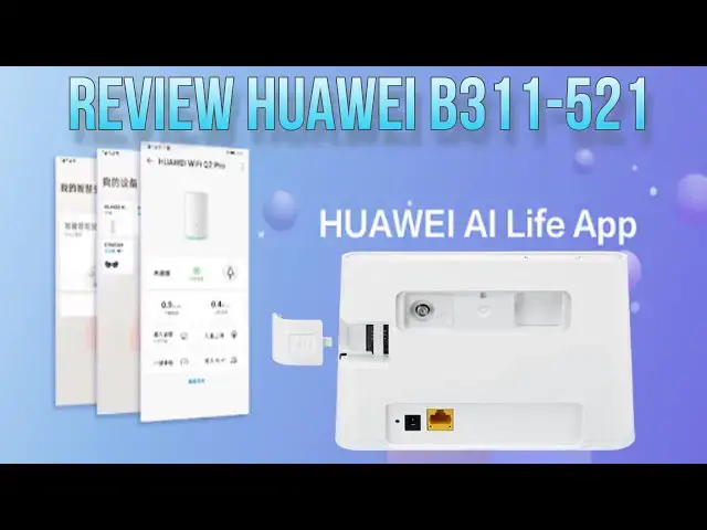 'Video thumbnail for Review Módem Router Huawei B311 4G LTE Mobile Broadband'