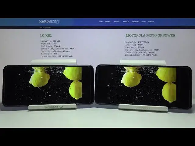 Video thumbnail for Display Comparison LG K52 vs MOTOROLA Moto G9 Power - Colors / Brightness / Contrast