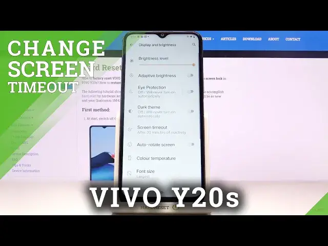 'Video thumbnail for How to Change Screen Timeout in VIVO Y20s – Customize Screen Sleep Time'