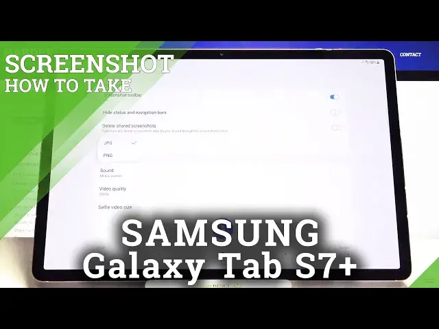 'Video thumbnail for How to Change Screenshot Format on SAMUNG Galaxy Tab S7+ - Take Screenshot'