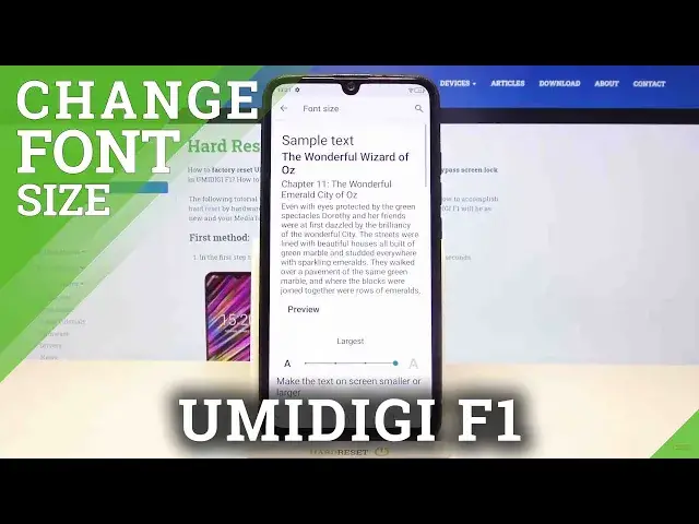 'Video thumbnail for How to Change Font Size in UMIDIGI F1 – Manage Text Size'