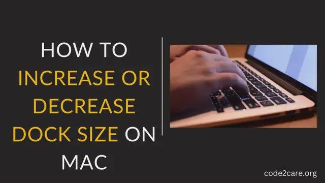 Video thumbnail for How to increase or decrease dock size on Mac
