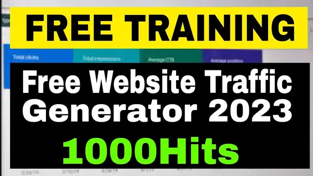 'Video thumbnail for Free Website Traffic Generator 2023 |10000 visitors|  Adsense Approve'