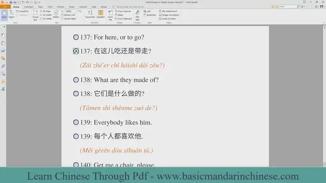 'Video thumbnail for Phrases to Speak Chinese Fluently - Part 24'