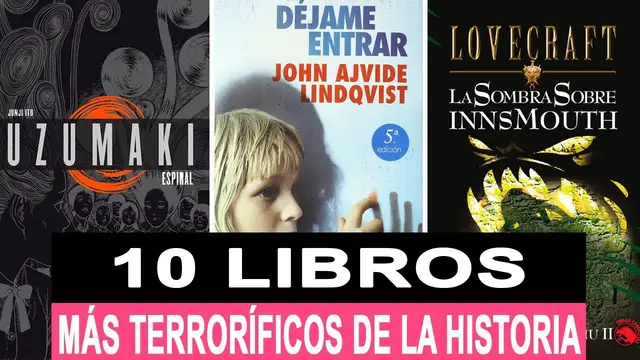 'Video thumbnail for 10 libros más terroríficos de la historia'