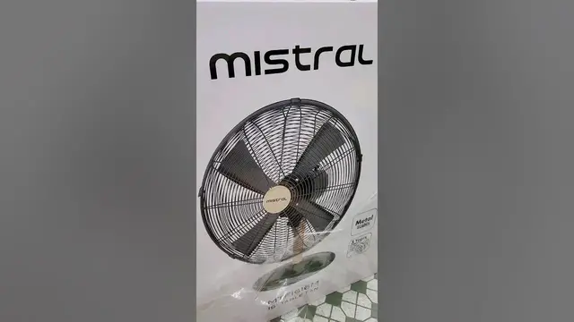 Video thumbnail for Unbox Vintage Table Fan for our home Mistral