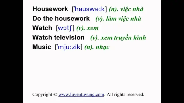Video thumbnail for Learn English Vocabulary - Grade 6 - Unit 05 - Lesson 01