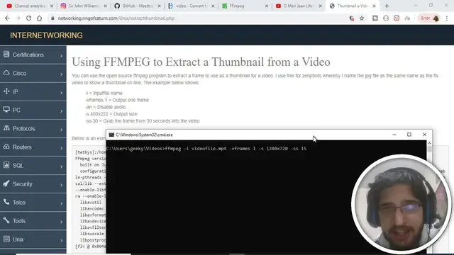 Video thumbnail for FFMPEG Tutorial | Generating Thumbnail of Video on Command Line