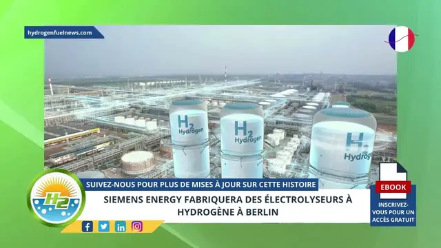 Video thumbnail for [French] Siemens Energy to produce hydrogen electrolyzers in Berlin