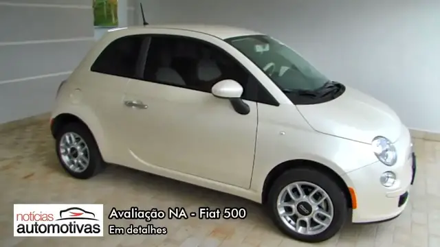 Video thumbnail for Fiat 500 - Detalhes - NoticiasAutomotivas.com.br