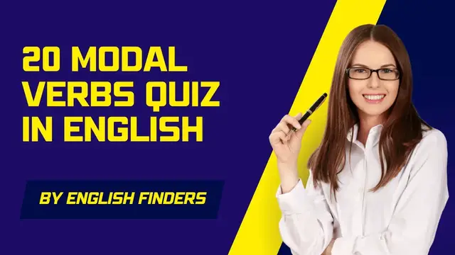 Video thumbnail for Modal Verbs Quiz In English | English Finders