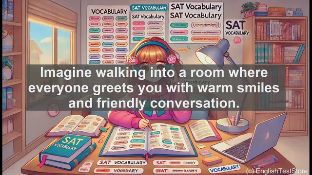 Video thumbnail for 5000 Must Know SAT Vocabulary - Geniality: The Art of Warmth and Friendliness