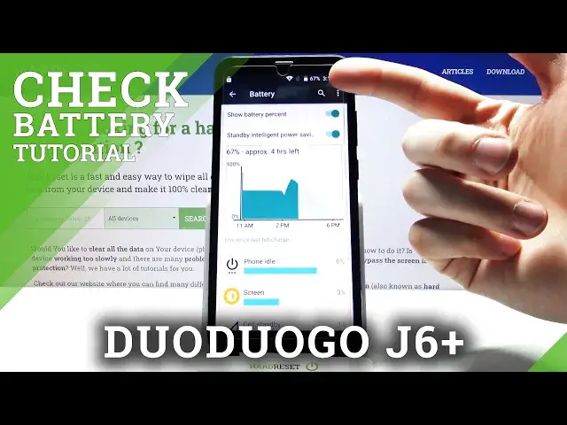 Video thumbnail for How to Enable Battery Percentage on DUODUOGO J6+ - Show Battery Level
