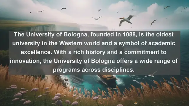 Video thumbnail for Exploring Excellence: Top 10 Favorite Universities in Italy