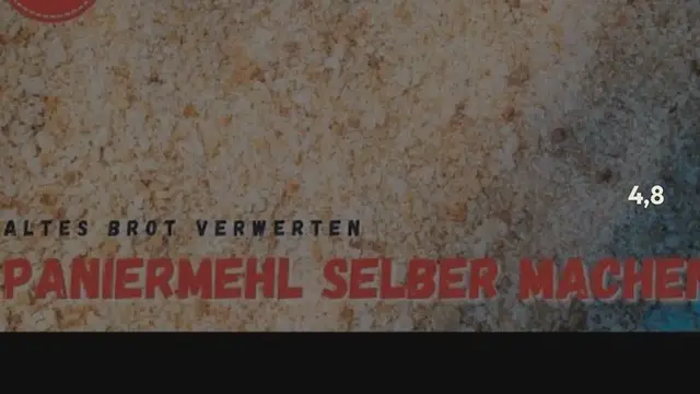 Video thumbnail for PANIERMEHL SELBER MACHEN- SO MACHST DU SEMMELBRÖSEL AUS ALTEM BROT!
