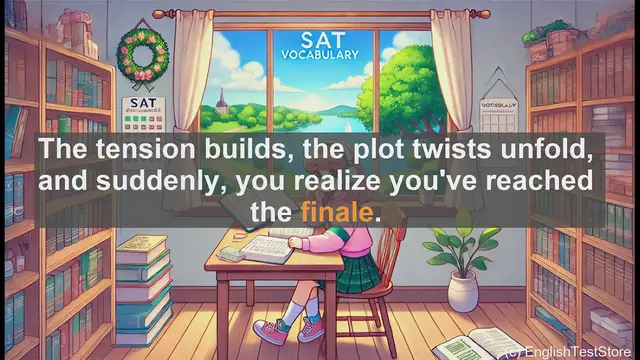 Video thumbnail for 5000 Must Know SAT Vocabulary - SAT Vocabulary: Understanding the Word 'Finale'