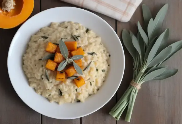Video thumbnail for Butternut Squash and Sage Risotto
