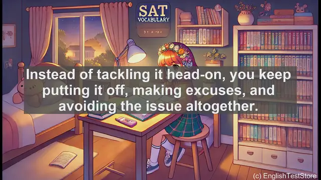 Video thumbnail for 5000 Must Know SAT Vocabulary - Temporize: The Art of Delaying Decisions