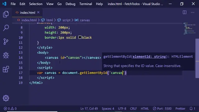Video thumbnail for Javascript Canvas Tutorial | Canvas FillRect Method to Draw the Rectangle in HTML5