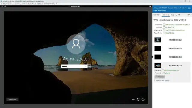 'Video thumbnail for Module 1 Lab1  M365 Security Administrator MS500'