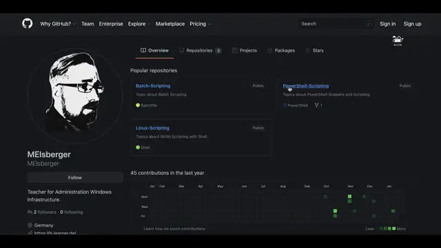 Video thumbnail for M3-L13-Skripte-auf-Github