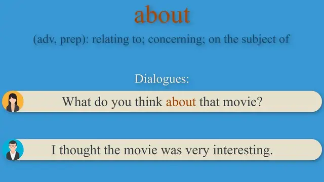 Video thumbnail for About meaning | About Sentence |About word in sentences and Dialogues
