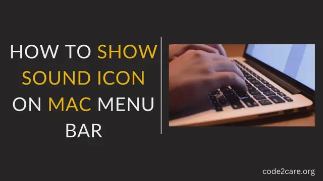 Video thumbnail for How to show Sound ICON on Mac Menu Bar (macOS Ventura)