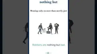 Video thumbnail for Nothing but meaning | nothing but sentences | Common English Idioms #shorts