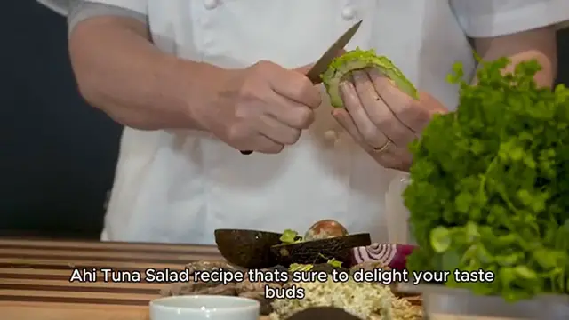 Video thumbnail for Ahi tuna salad recipe