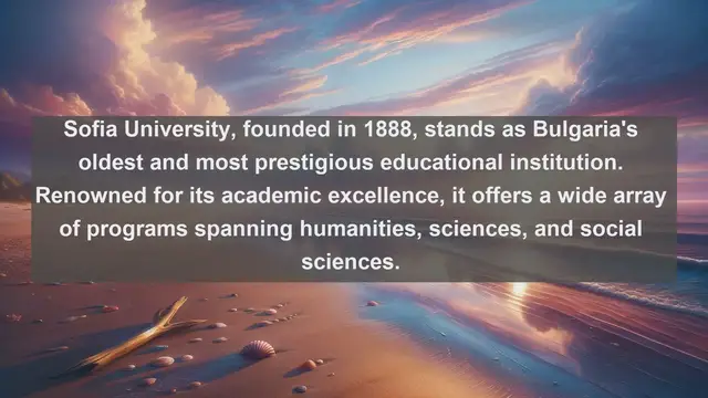 Video thumbnail for Exploring Academic Excellence: Top 10 Favorite Universities in Bulgaria