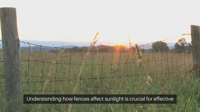 Video thumbnail for Fences And Garden Sunlight