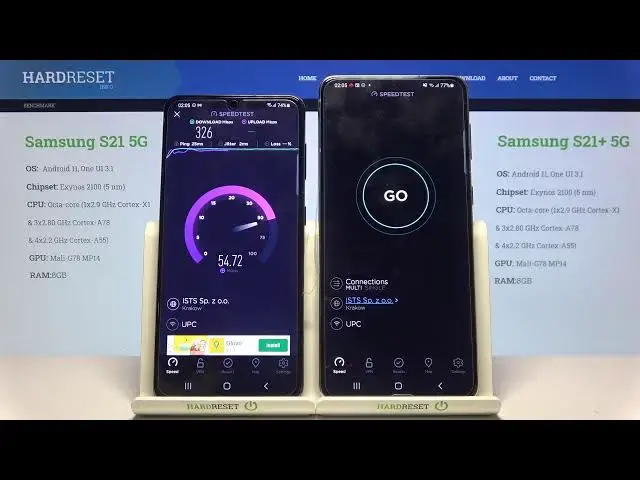 Video thumbnail for Samsung Galaxy S21+ vs Samsung Galaxy S21 Internet Speed Test Comparison on the Same Wi-Fi network.