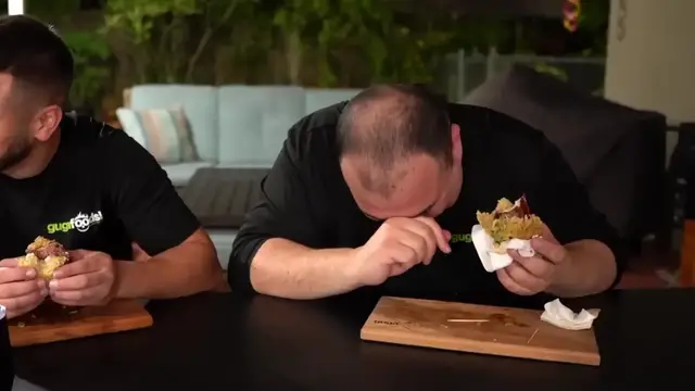 Video thumbnail for Which YouTube Chef Has The Best BURGER Recipe  (Guga Foods  Joshua Weissman  Matty Matheson)(720P HD)