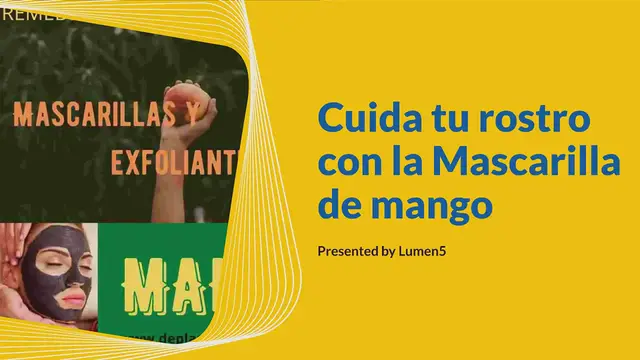 'Video thumbnail for Mascarilla de mango para el cutis y el cabello'
