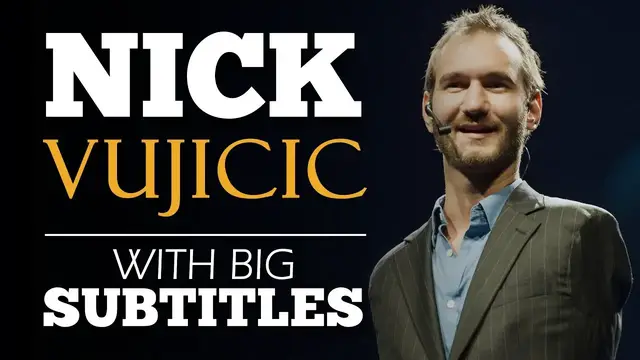 Video thumbnail for ENGLISH SPEECH | NICK VUJICIC: If you fail, try again (English Subtitles)