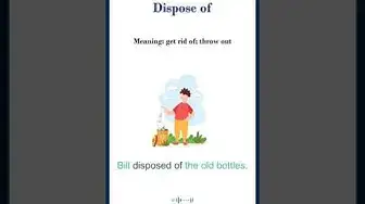 Video thumbnail for Dispose of meaning | dispose of in a sentence | Common English Idioms #shorts