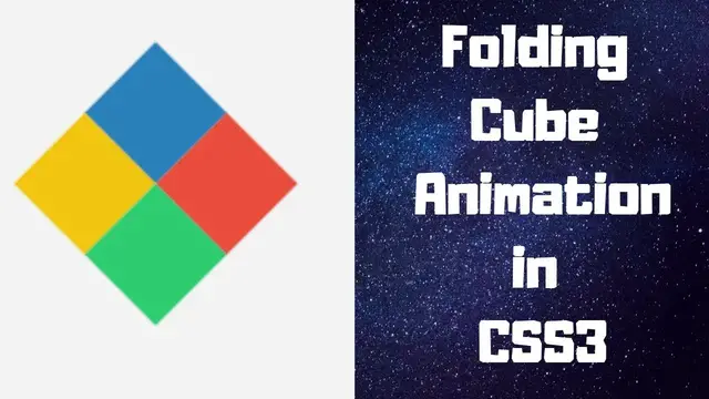 Video thumbnail for Folding Cube Animation in Pure HTML5 & CSS3