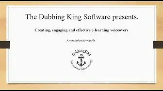 Video thumbnail for Creating Engaging and Effective eLearning Voice Overs (Case Study)