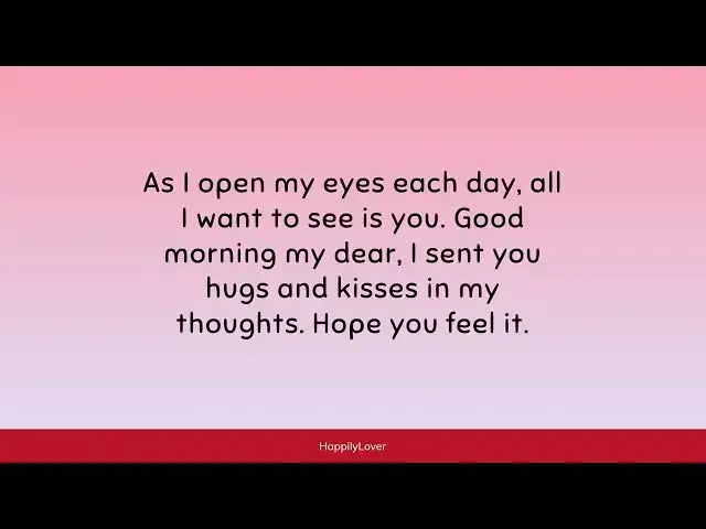 Video thumbnail for Good Morning Messages For Wife 🌞💖 Start Her Day with Love