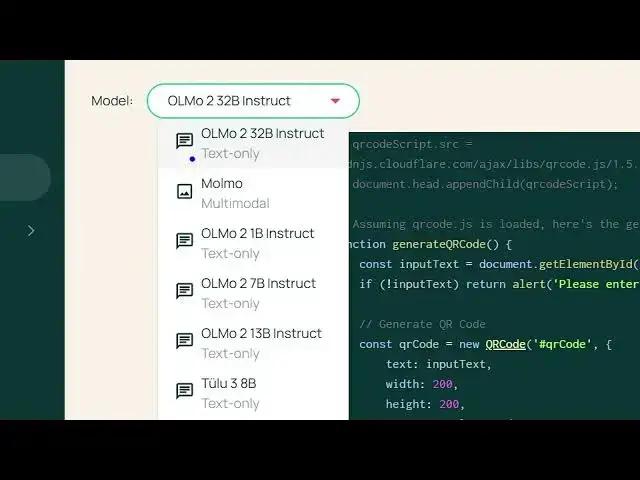 Video thumbnail for AllenAI’s OLMo 2 is the Ultimate Open Source AI Coding Model – Beats Gemini, Claude, Llama!??